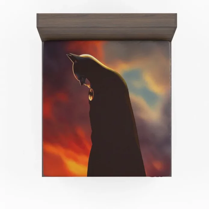 Batman Begins Homage For The Flash Fitted Sheet