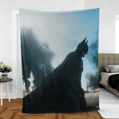 Batman Michael Keatons Flash DC Fleece Blanket