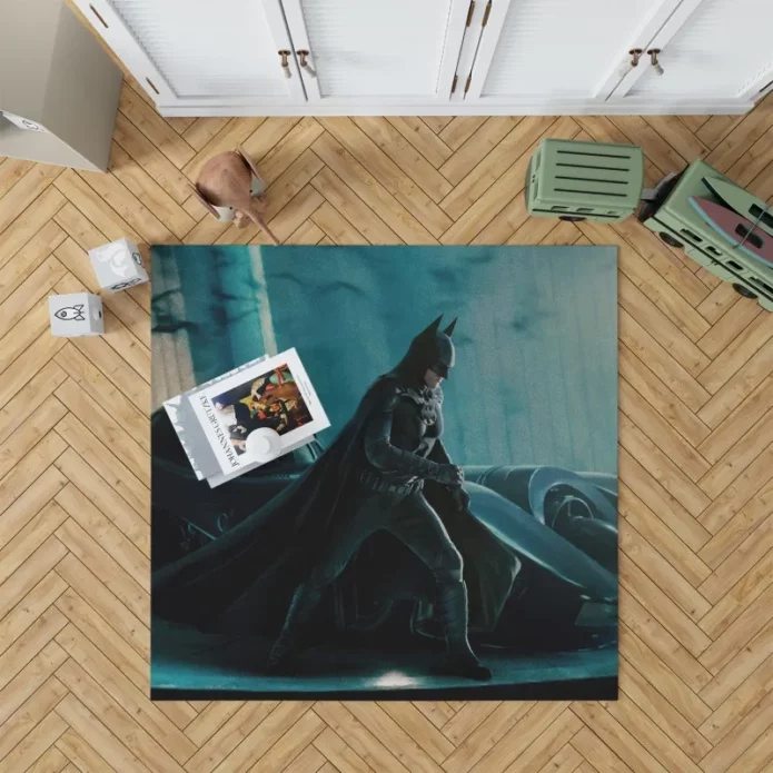 Batman in The Flash Time Challenge Rug
