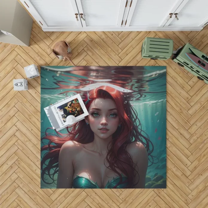 Beautiful Ariel Fantasy Art Rug