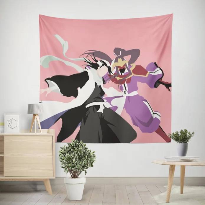 Bleach Mecha Fanart Byakuya Kuchiki Anime Wall Tapestry