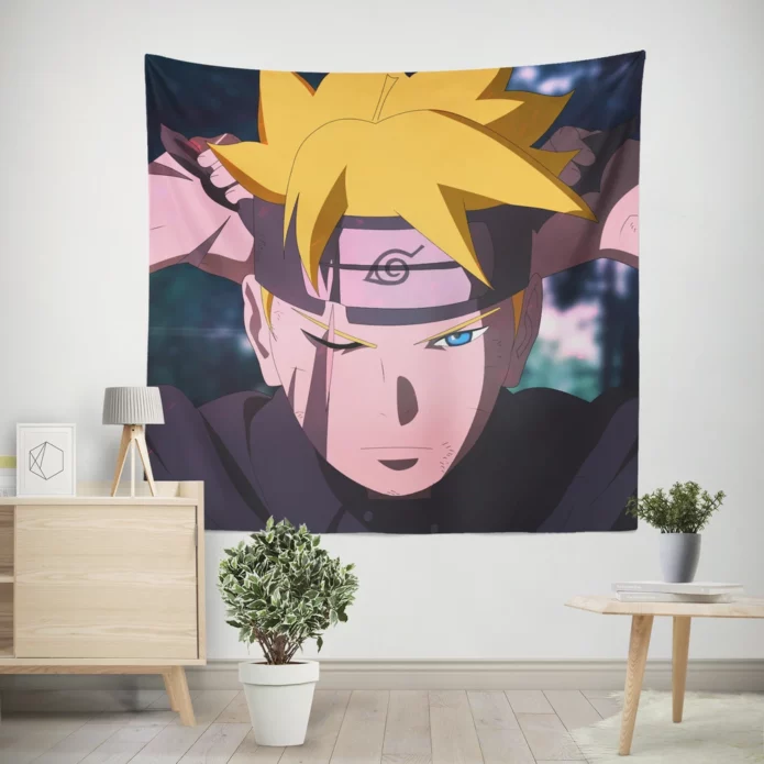 Boruto Uzumaki Anime Exploits Wall Tapestry