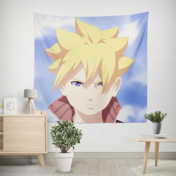 Boruto Uzumaki Next Generation Journey Anime Wall Tapestry