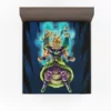 Broly vs Goku and Vegeta Clash Anime Fitted Sheet