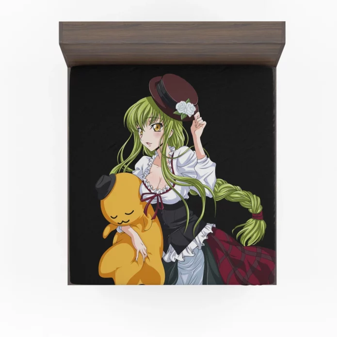 CC of Code Geass Mysterious Beauty Anime Fitted Sheet