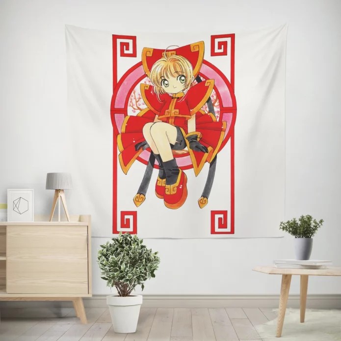 Cardcaptor Sakura Clow Card Quest Anime Wall Tapestry