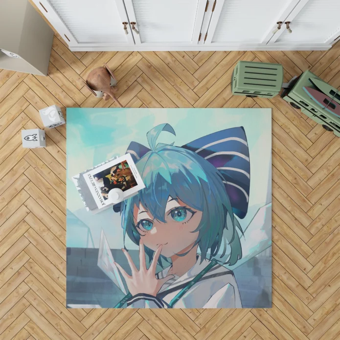 Cirno Touhou Frozen Brilliance Anime Rug