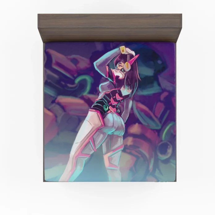 Dva Dominance Overwatch Ace Anime Fitted Sheet