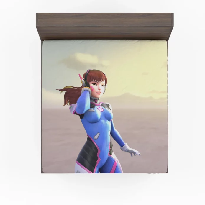 DVa Overwatch Gaming Prodigy Anime Fitted Sheet