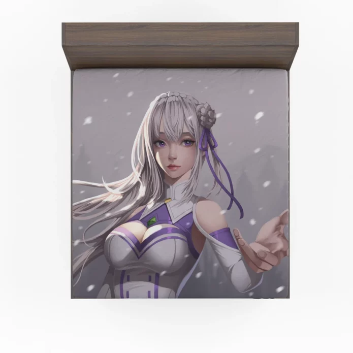 Emilia Re ZERO Journey of Discovery Anime Fitted Sheet
