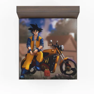Epic Battle Dragon Ball Motorcycle Anime Fitted Sheet