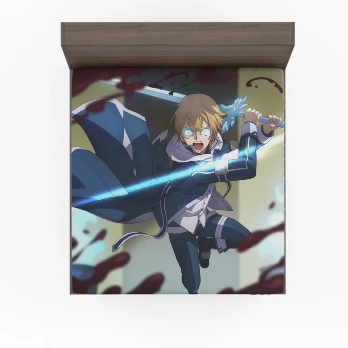 Eugeo SAO Warrior Sword Art Online Anime Fitted Sheet