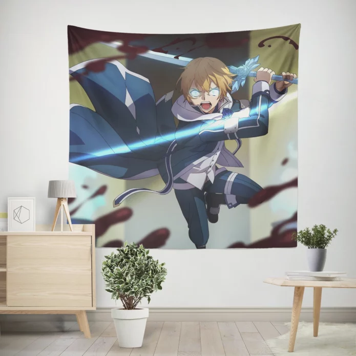 Eugeo SAO Warrior Sword Art Online Anime Wall Tapestry