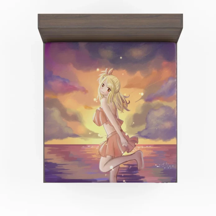 Fairy Tail Heroine Lucy Heartfilia Anime Fitted Sheet