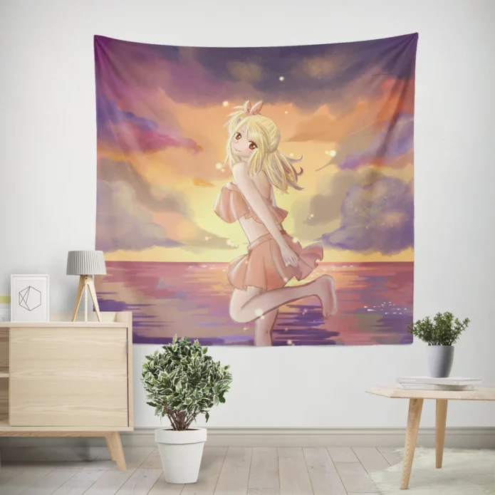 Fairy Tail Heroine Lucy Heartfilia Anime Wall Tapestry
