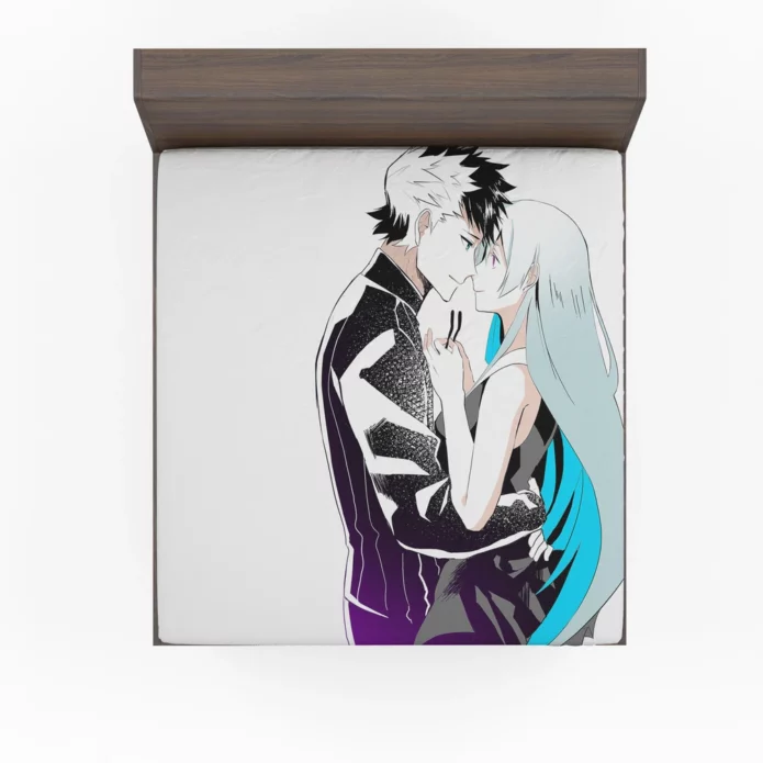 Fate Grand Order Saga Saber and Brynhildr Anime Fitted Sheet