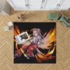 Fujiwara no Mokou Blaze in Touhou Anime Rug