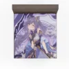 Genshin Impact Keqing Power Unleashed Anime Fitted Sheet