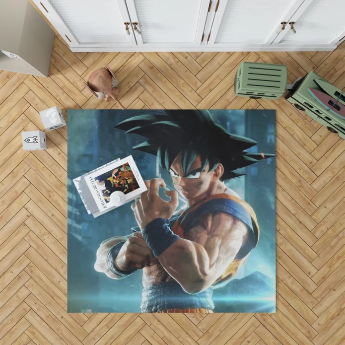 Goku Clash Jump Force Showdown Anime Rug