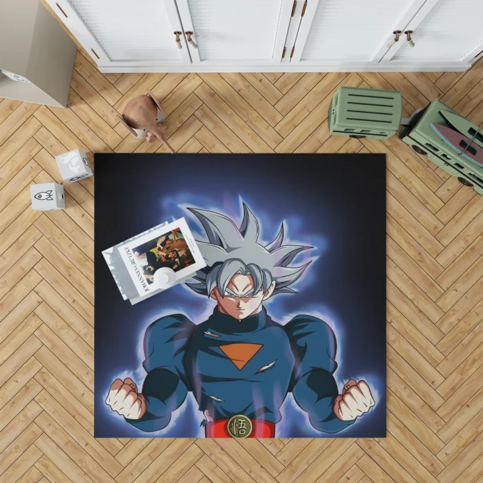 Goku Ultimate Form Heroes Unleashed Anime Rug