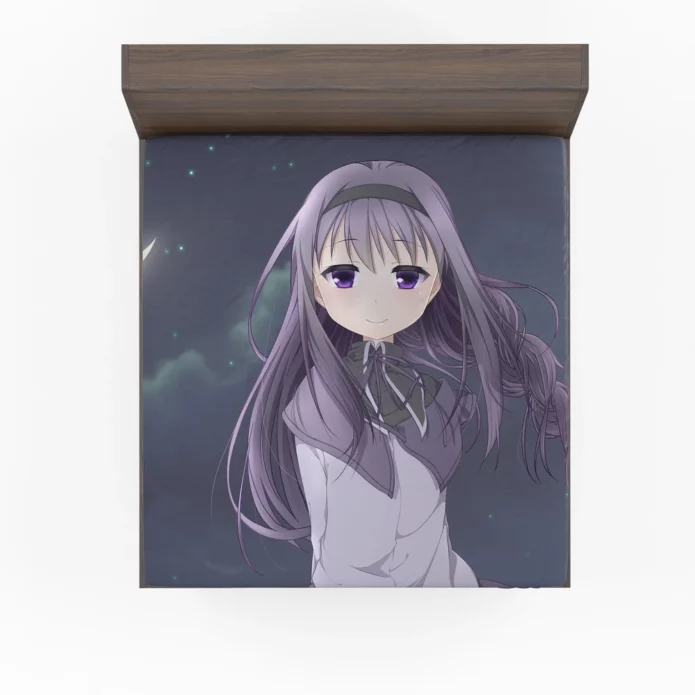 Homura Akemi Puella Magi Chronicles Anime Fitted Sheet