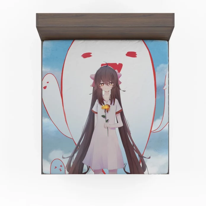 Hu Tao Odyssey in Genshin Impact Anime Fitted Sheet