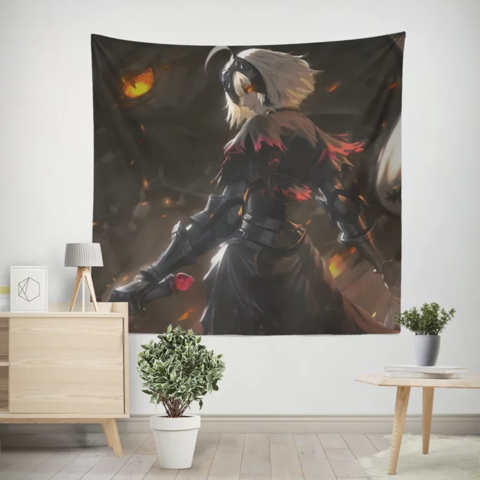 Jeanne Alter Fate Dark Avenger Anime Wall Tapestry