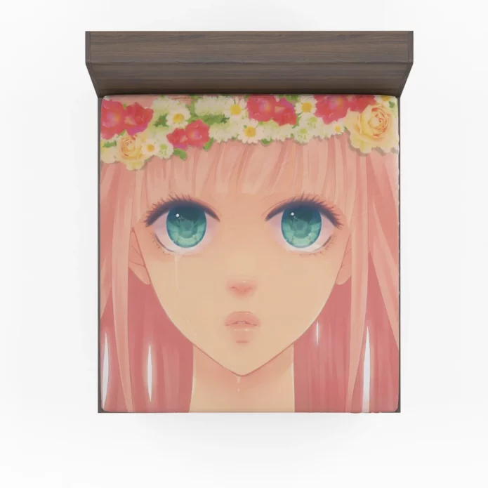 Just Be Friends Luka Vocaloid Fanart Anime Fitted Sheet