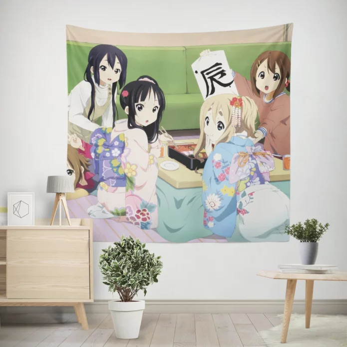 K-On Anime Squad Mio Akiyama Wall Tapestry