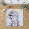 Kamisato Ayaka Genshin Frost Priestess Manga  Anime Rug