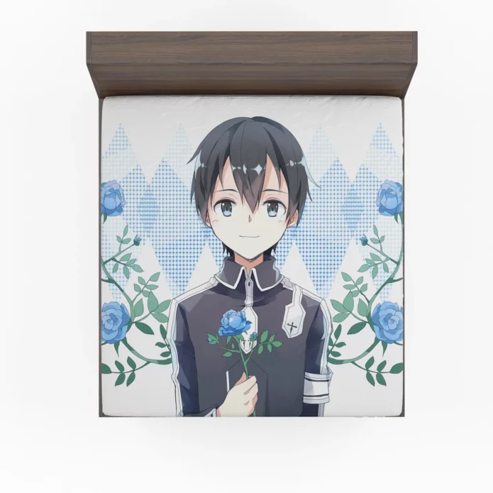 Kirito Alicization Ultimate Showdown Anime Fitted Sheet