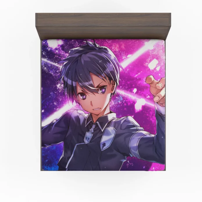 Kirito Kid Alicization Anime Fitted Sheet