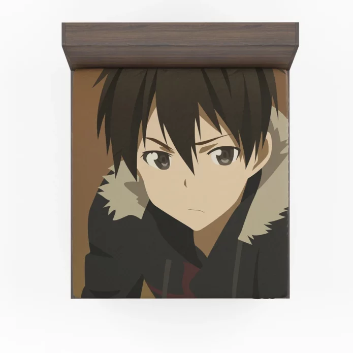 Kirito SAO Adventure Anime Quest Fitted Sheet
