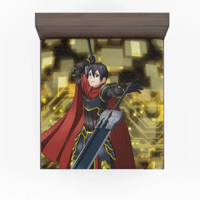 Kirito Sword Art Virtual Reality Adventure Anime Fitted Sheet