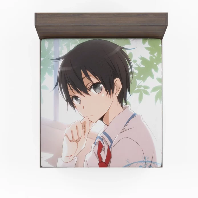 Kirito and Asuna SAO Power Couple Anime Fitted Sheet