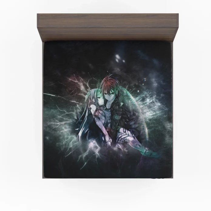Kirito and Asuna Tale Sword Art Online Epic Anime Fitted Sheet