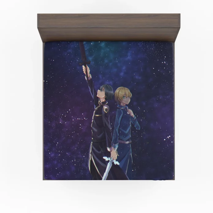 Kirito and Eugeo Sword Art Bonds Anime Fitted Sheet