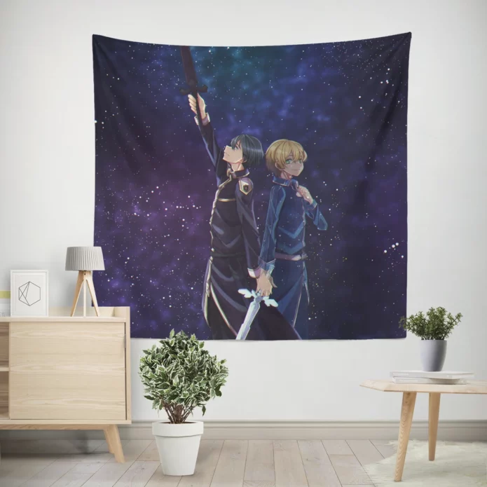 Kirito and Eugeo Sword Art Bonds Anime Wall Tapestry