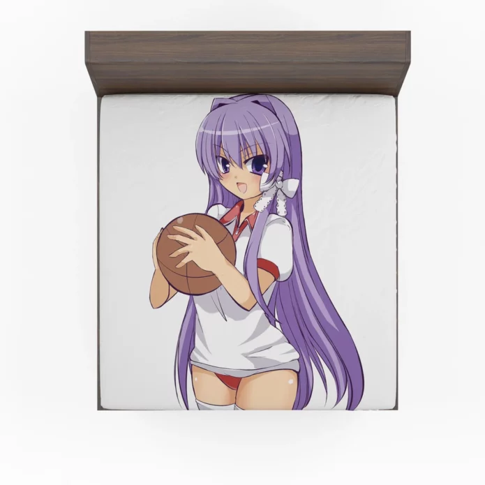 Kyou Fujibayashi Clannad Energetic Spirit Anime Fitted Sheet