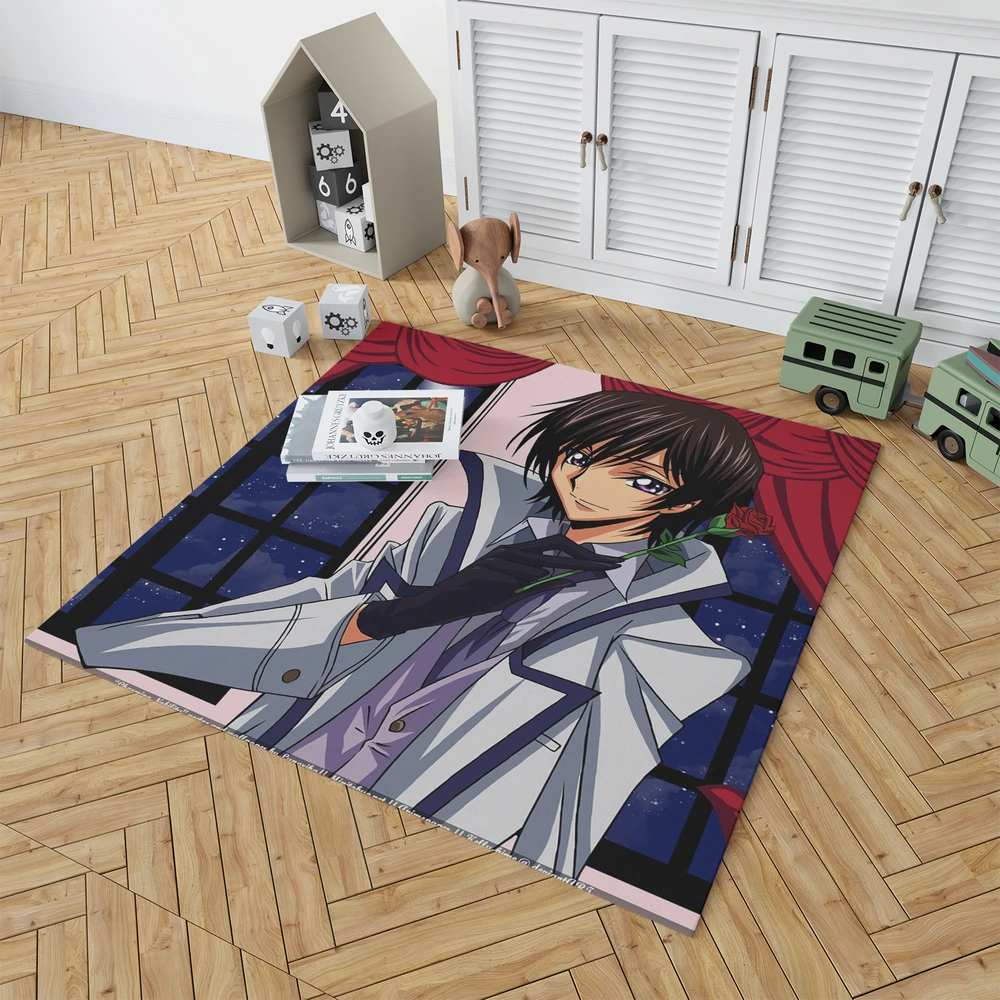 Lelouch Lamperouge Code Geass Saga Anime Rug