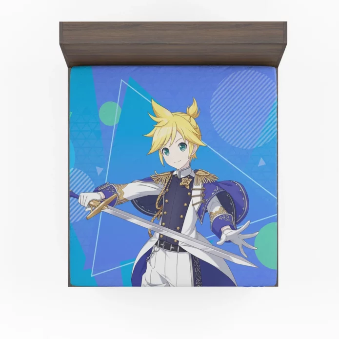Len Kagamine In Project Sekai Adventure Anime Fitted Sheet