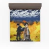 Levi and Eren Titans Unleashed in Anime Fitted Sheet
