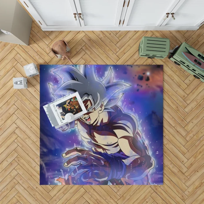 Limit Breaker Goku Ultra Instinct Form Anime Rug