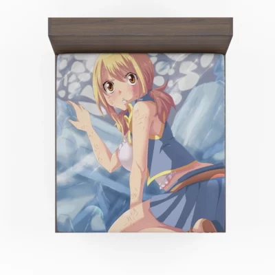 Lucy Heartfilia Journey Fairy Tail Anime Fitted Sheet