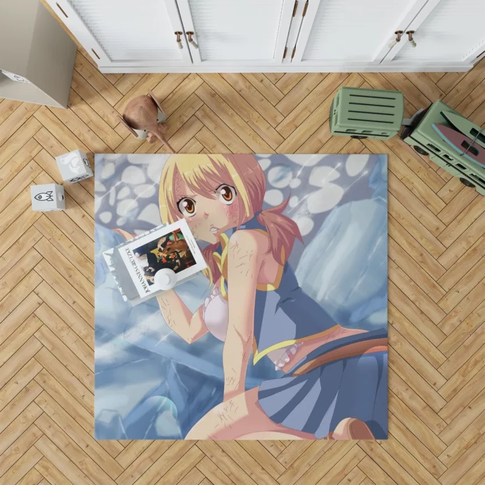 Lucy Heartfilia Journey Fairy Tail Anime Rug