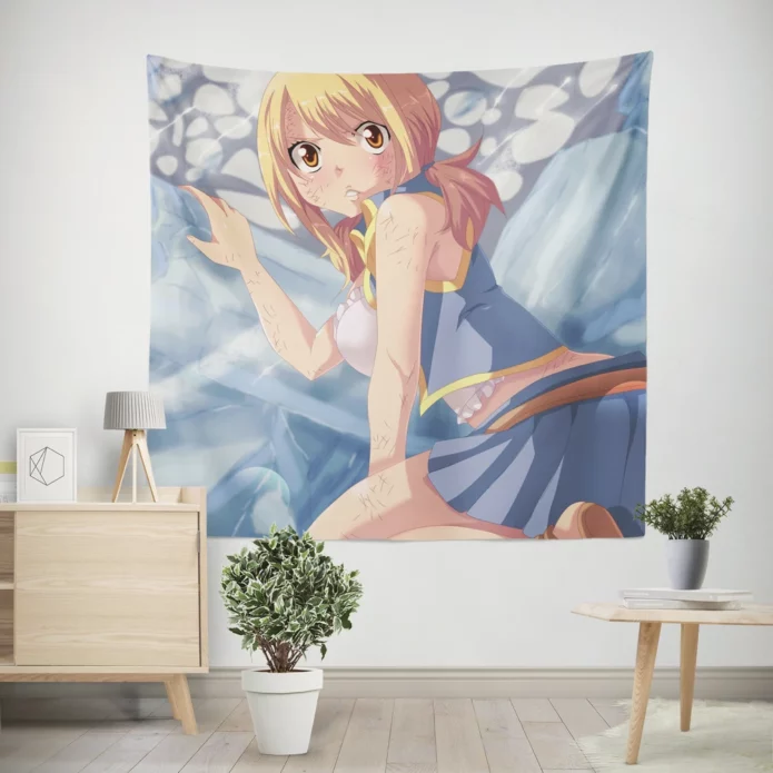 Lucy Heartfilia Journey Fairy Tail Anime Wall Tapestry