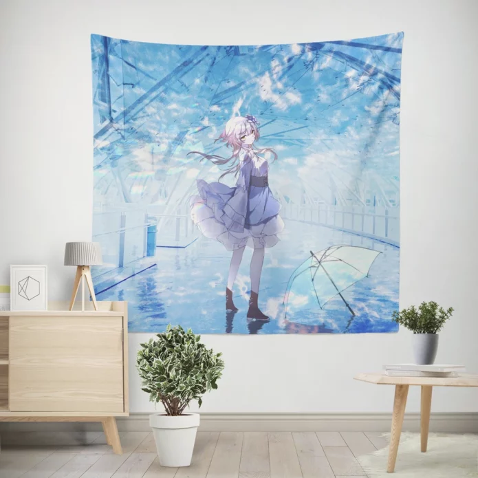 Lumine Odyssey Genshin Impact Adventure Anime Wall Tapestry