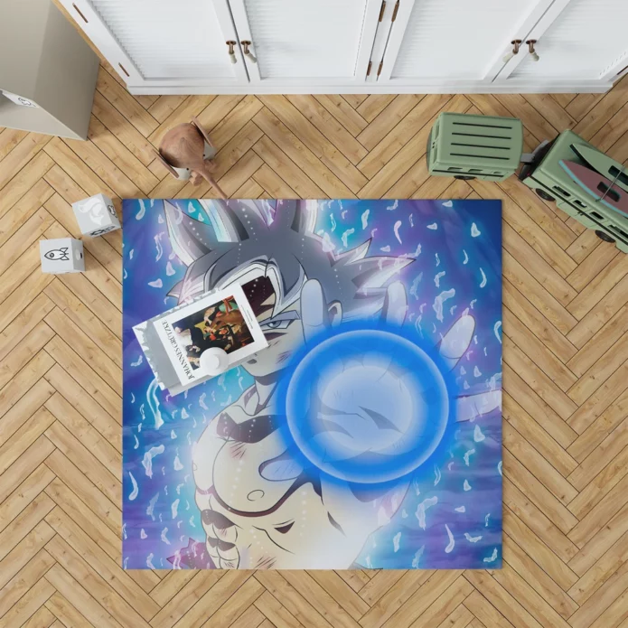 Mastered Ultra Instinct Goku Domination Anime Rug