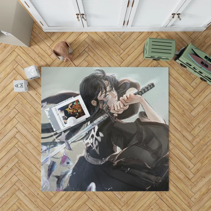 Muichiro Tokito Demon Slayer Legend Anime Rug