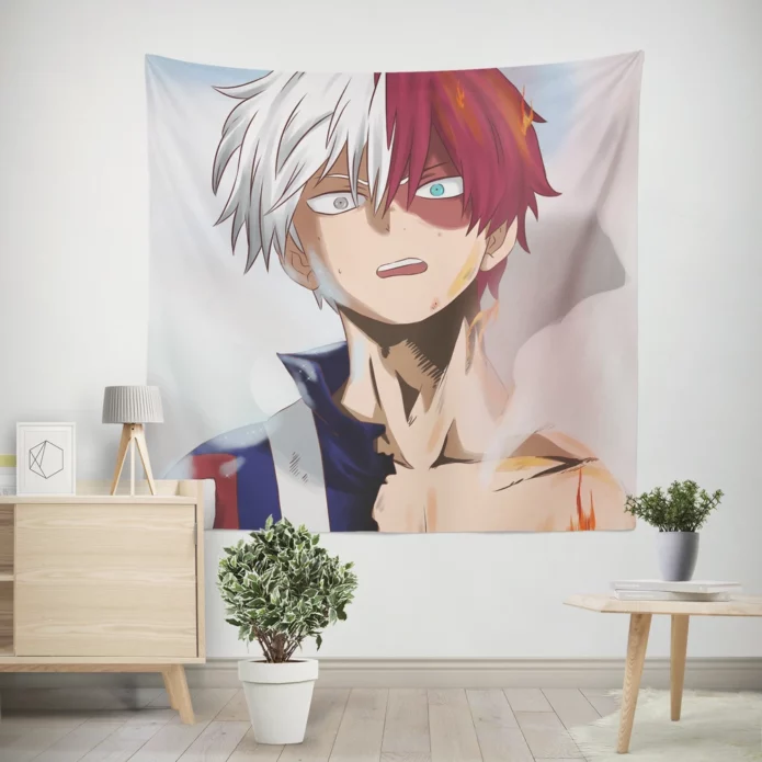 My Heroic Academia Shoto Story Anime Wall Tapestry
